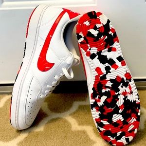 NIKE 🎉 Court Vision Low 'Swoosh Print' 🎉